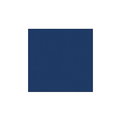 LUX 100 lb. Cardstock Paper, 12" x 12", Navy Blue, 50 Sheets/Pack (1212