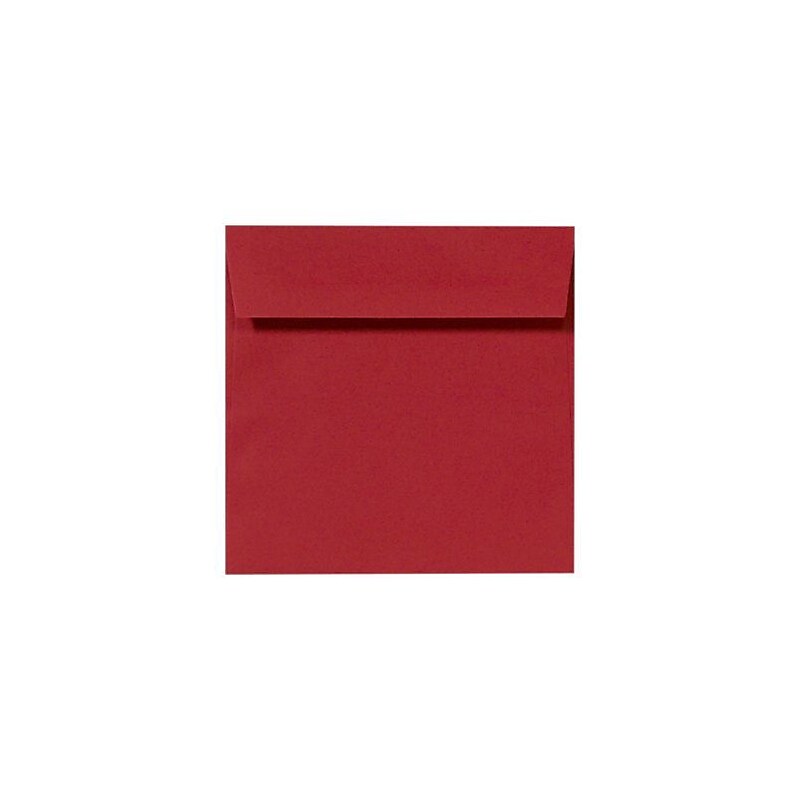 LUX 8" x 8" Square Envelopes, Ruby Red, 500/PK (LUX-8565-18-500) image 1