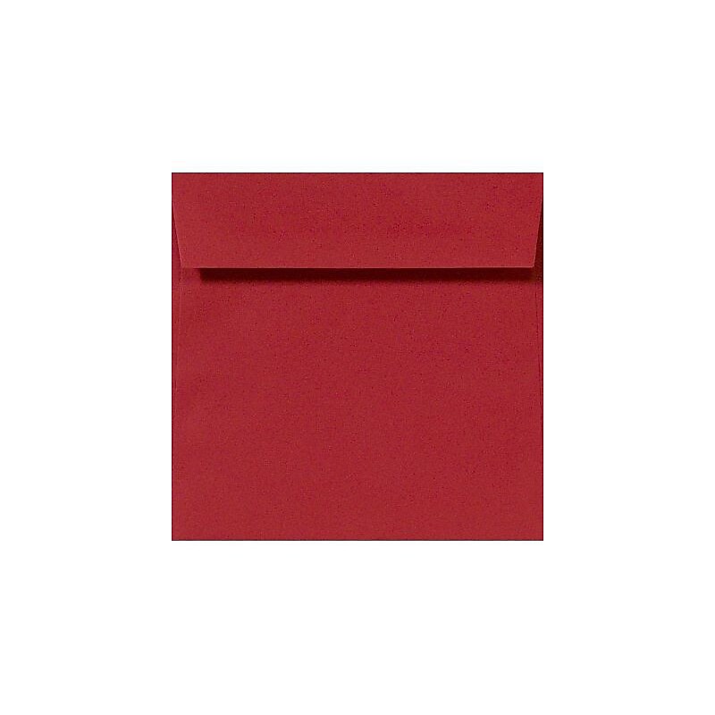 LUX 7 x 7 Square Envelopes, 50/Box, Ruby Red (LUX-8545-18-50) image 1