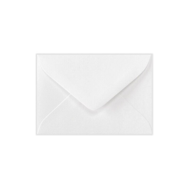 LUX Moistenable Glue #17 Invitation Envelope, 2 11/16" x 3 11/16", White, 50/Box (LEVC-WLI-50) image 1