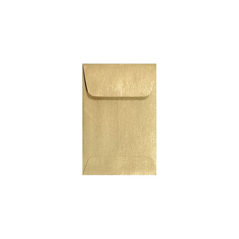 LUX #1 Coin Envelopes (2 1/4 x 3 1/2) 250/Box, Blonde Metallic (1COBLON-250) image 1