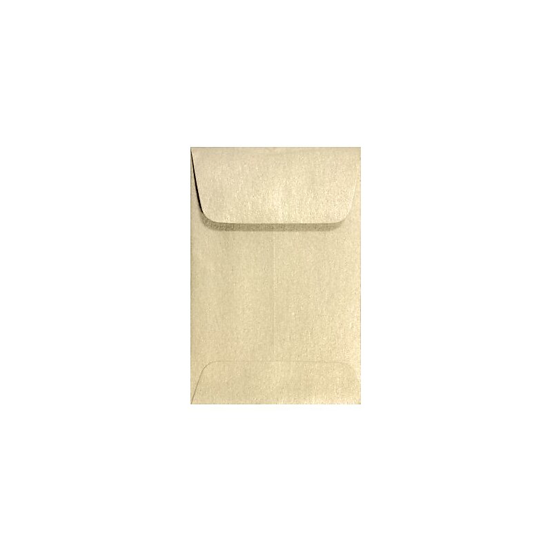 LUX #1 Coin Envelopes (2 1/4 x 3 1/2) 500/Box, Champagne Metallic (1COCHAMP-500) image 1