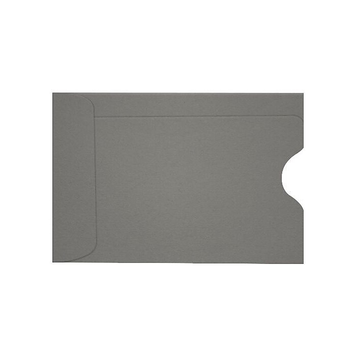 LUX Credit Card Sleeve (2 3/8 x 3 1/2) 500/Box Smoke (LUX-1801-22-500)