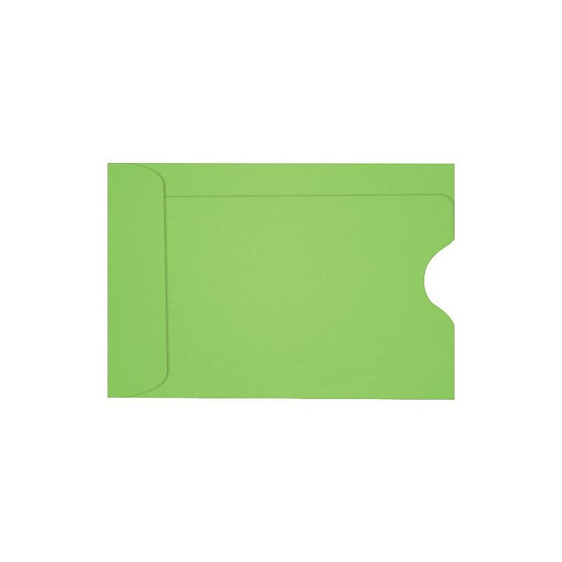 LUX Credit Card Sleeve 2 3/8" x 3 1/2", 1000/Box, Limelight (LUX-1801-101-1M) image 1