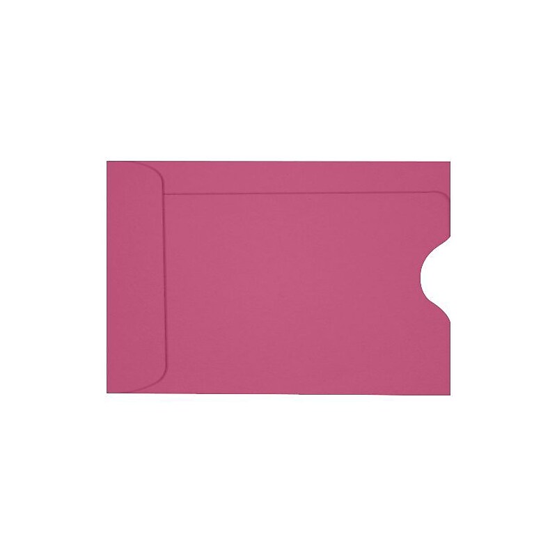 LUX Credit Card Sleeve 2 3/8" x 3 1/2", 1000/Box, Magenta (LUX-1801-10-1M) image 1