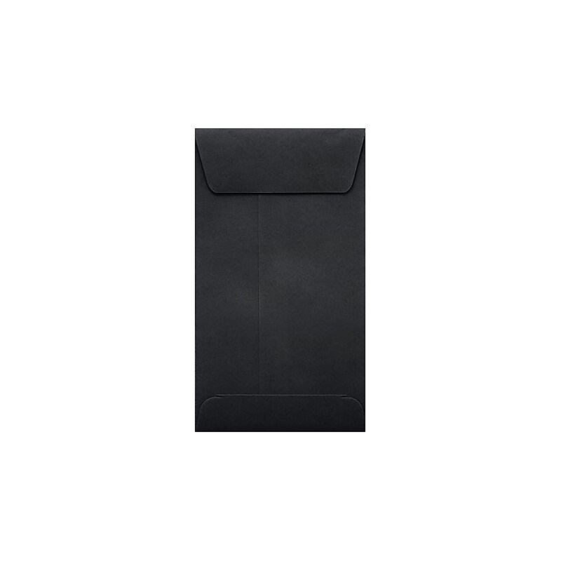 LUX Self Seal #5 1/2 Coin Envelopes, 3 1/8" x 5 1/2", Midnight Black, 50/Box (LUX-512CO-B-50) image 1