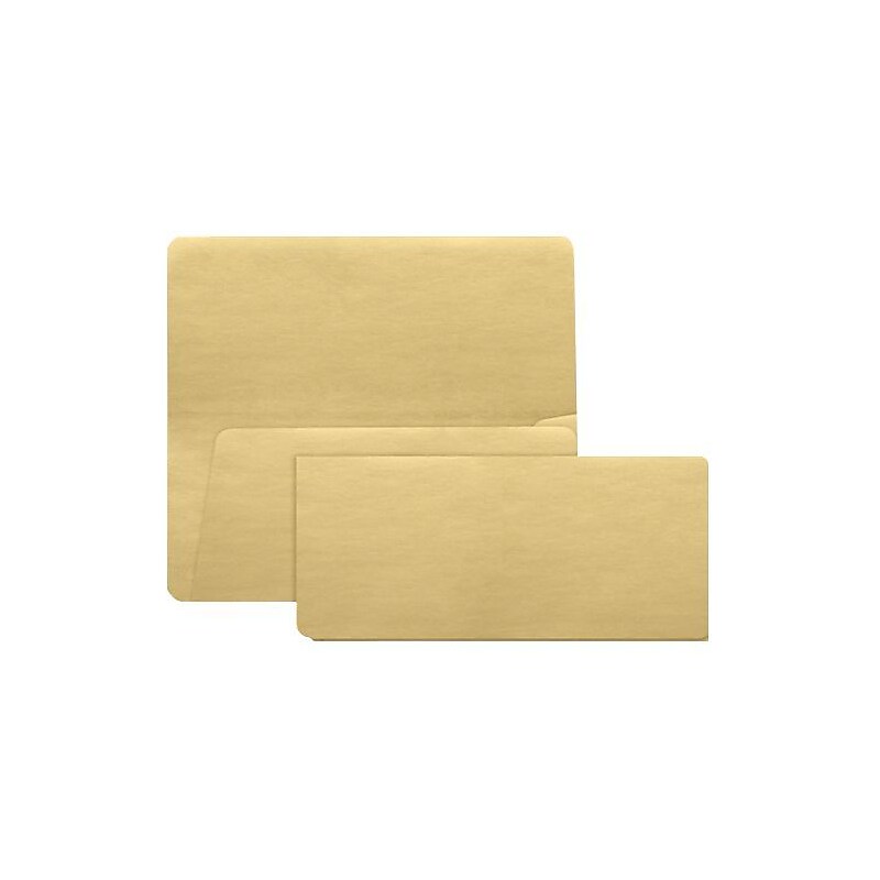 LUX Airline Ticket (3 7/8 x 8 3/8) 50/Box, Gold Metallic (AIR378-M07-50) image 1