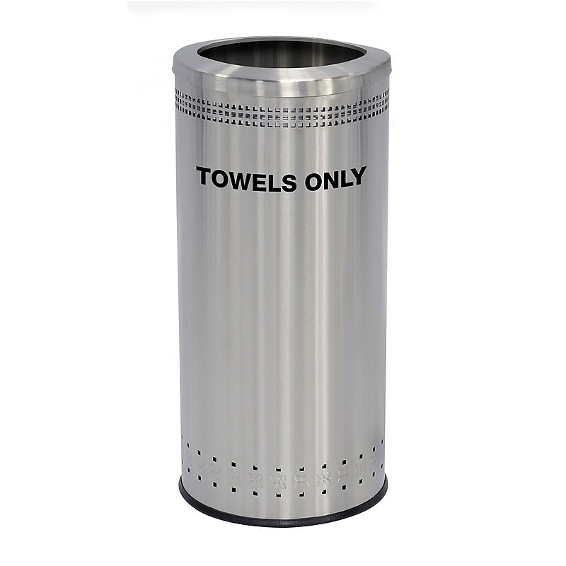 Commercial Zone Products® Precision Series® Imprinted Medium 25-Gallon Capacity Towel Bin (78282999) image 1