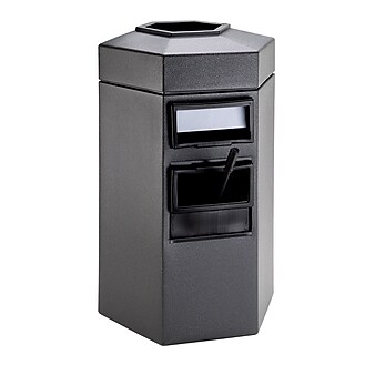 Commercial Zone Products® Islander Series Bermuda 1 Waste Container and Windshield Service Center, Charcoal (755324)