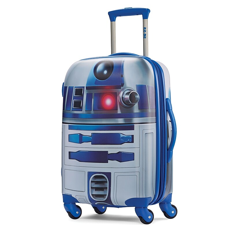 American Tourister Star Wars 21" Hardside R2-D2 Suitcase, 4-Wheeled Spinner, Mutlicolored (65777-4431) image 1
