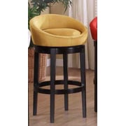 Armen Living Igloo 30 inch Swivel Bar Stool; Yellow by