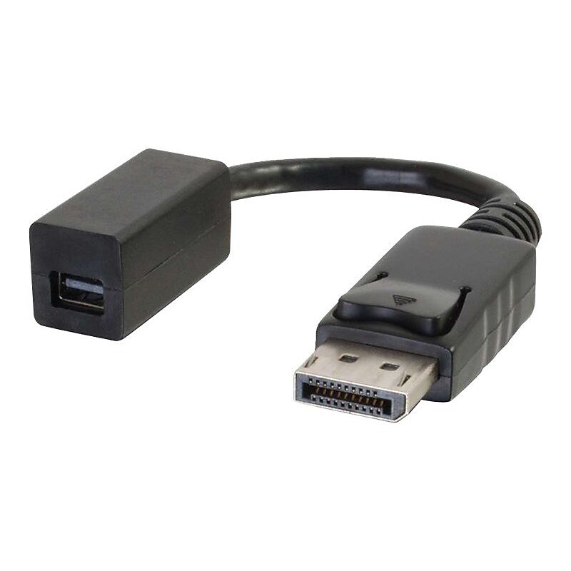 C2G DisplayPort Male To Mini Displayport Female Adapter, Black image 1