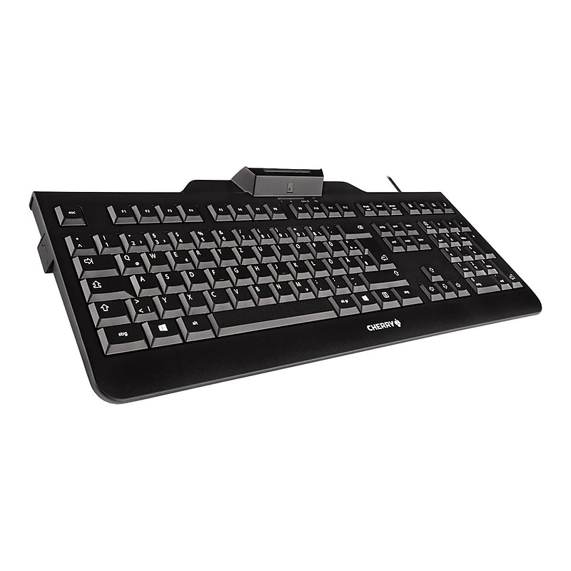 CHERRY KC 1000 SC Wired Keyboard, Black  (JK-A0100EU-2) image 1