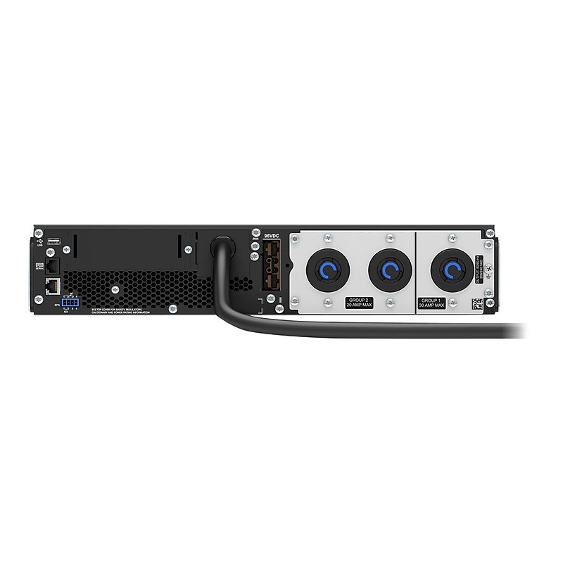 APC Smart-UPS SRT 3000VA RM 3000VA UPS, 3-Outlets, Black (SRT3000RMXLT) image 1