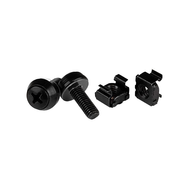 StarTech Screws and Cage Nuts, 100/Pack (CABSCREWM62B) image 1