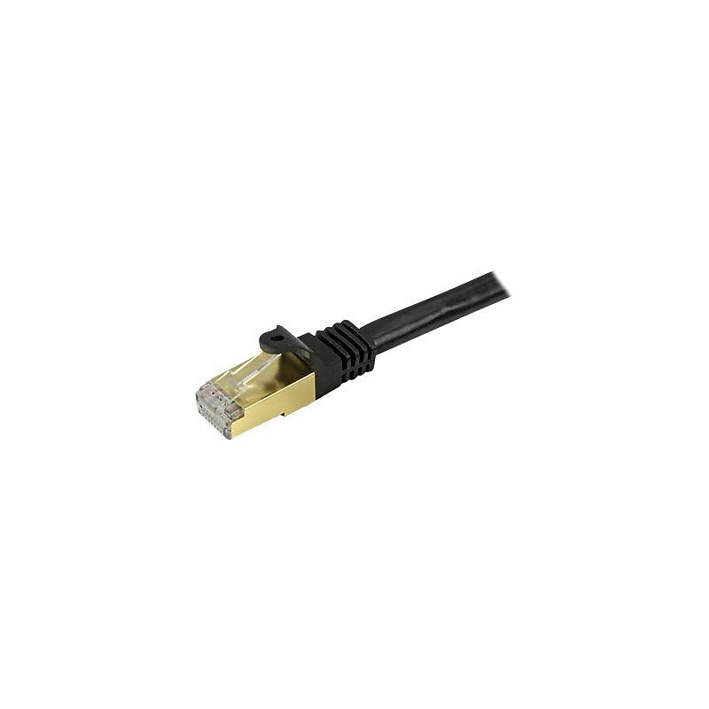StarTech 10' CAT-6a Ethernet Patch Cable (C6ASPAT10BK) image 1