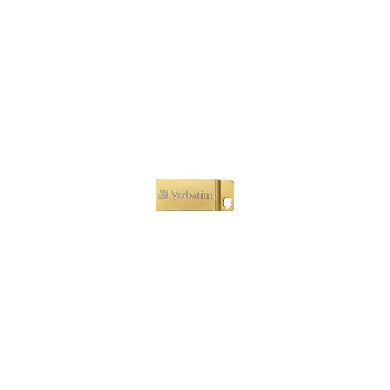 Verbatim Metal Executive 64GB USB 3.0 Type A Flash Drive, Gold (99106) image 1