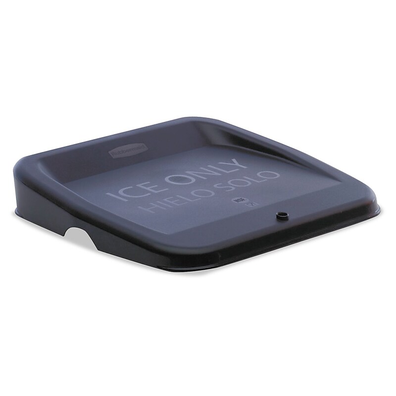 Rubbermaid Commercial Ice Tote Lid, Black image 1