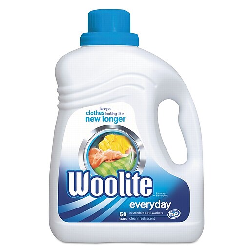 WOOLITE Everyday Laundry Detergent, 100 Oz Bottle, 4/carton at Staples