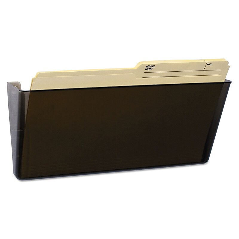 Storex Snap & Stack Wall File,  Legal Size,  Smoke (70208U01C) image 1