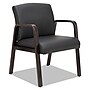 Alera Reception Lounge Series Leather Guest Chair, Espresso/Black (ALERL4319E)~#|#~m003337782_sc7