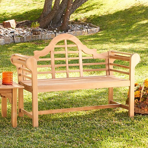 Shop Staples For Southern Enterprises 4 Teak Lutyens Bench Cr6709