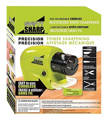 Swifty Sharp - The Incredible Cordless Motorized Knife Sharpener | Staples