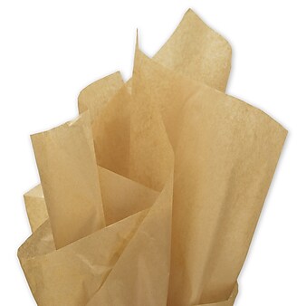 Bags & Bows Recycled Kraft Tissue Paper, 15" x 20", Brown, 960/Pack (11-1520-8M)