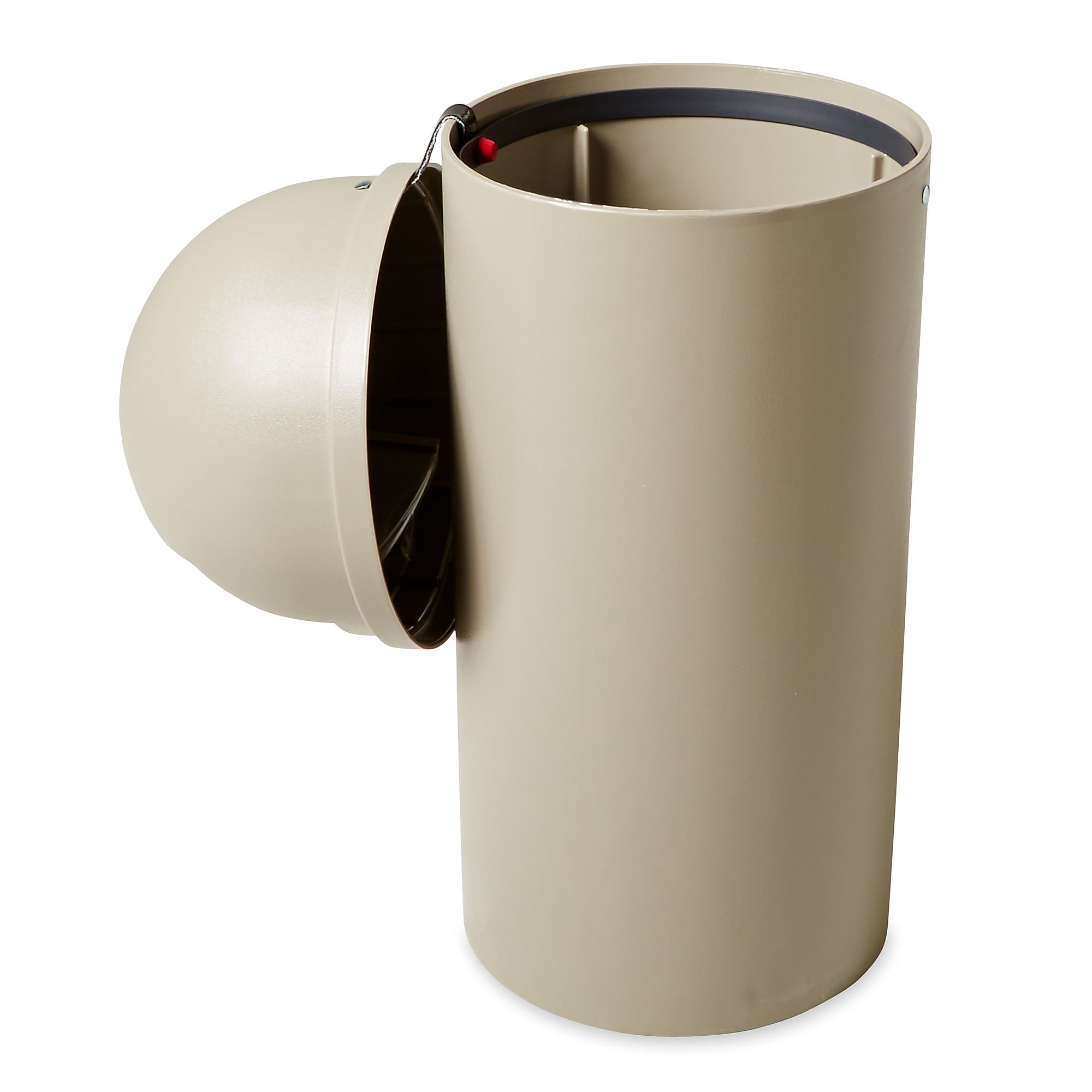 Rubbermaid Marshal Dome Top Plastic Trash Can, 15 gal. (FG816088BEIG) Sansujyuku sansujyuku.com