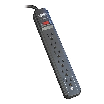 Tripp Lite 6-Outlet Surge Protector Power Strip, 15 ft. Cord, 790 Joules, Black Housing Sansujyuku sansujyuku.com