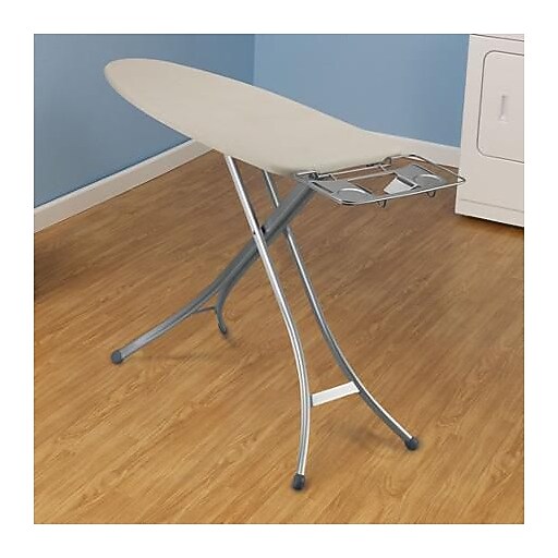 Household Essentials Lightweight Wide Top Ironing Board, Aluminum leg