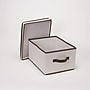 Household Essentials Large Storage Box With Coffee Trim, Natural (513)~#|#~m003447803_sc7
