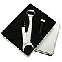Natico Polished Silver Metal Wrench Bottle Opener and Stopper Set~#|#~m003448103_sc7
