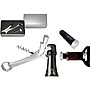 Natico Polished Silver Metal Wrench Bottle Opener and Stopper Set~#|#~m003448104_sc7