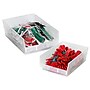 Quill Brand 23 5/8" x 8 3/8" x 4" Plastic Shelf Bin Box, Clear, 6/Case (BINPS123CL)~#|#~m003448898_sc7