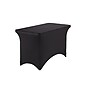 ICEBERG iGear Fabric Table Cover, Polyester/Spandex, 4', Black (16511)~#|#~m003449202_sc7