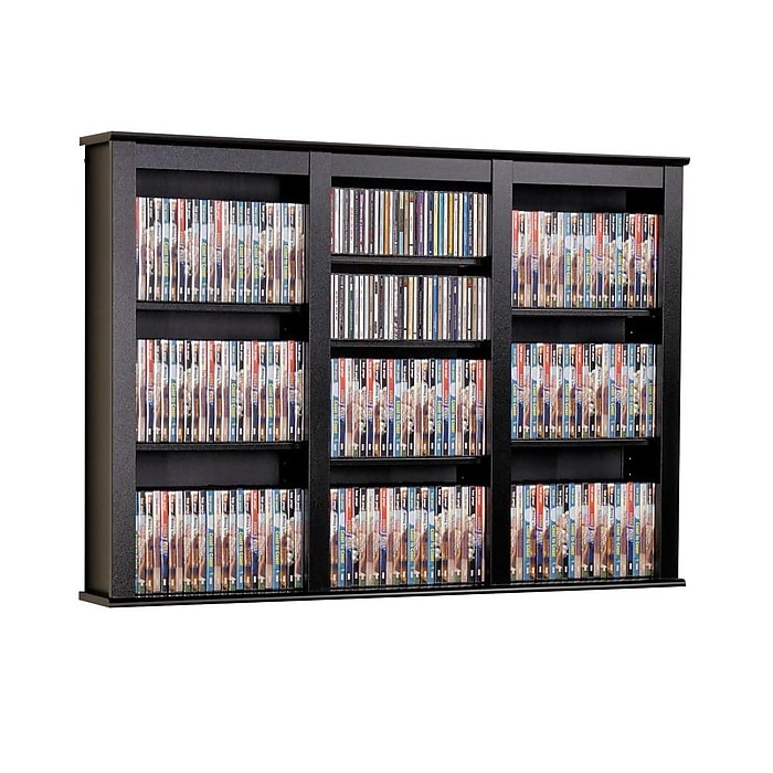 Prepac™ Triple Wall Mounted Storage, Black | Staples