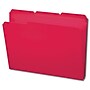 Smead Poly File Folder, 1/3-Cut- Tab Letter Size, Red, 24 per Bx (10501)~#|#~m003450811_sc7