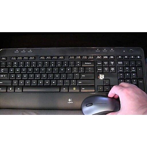 Logitech MK320 FullSize Wireless Multimedia Keyboard and Optical Mouse