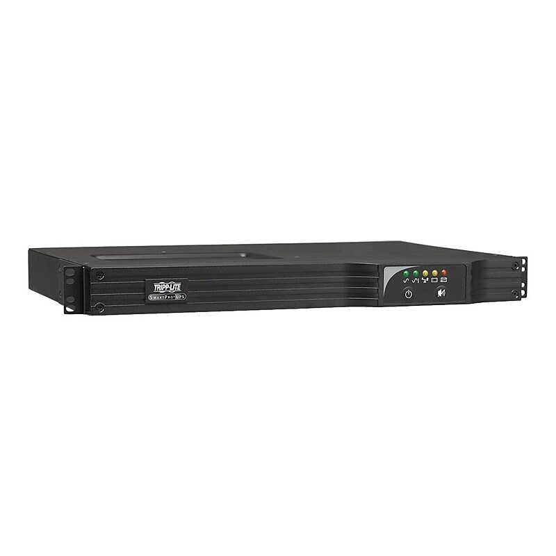 Tripp Lite UPS Smart 1000VA 800W Rackmount AVR 120V Pure Sine Wave USB DB9 1URM TAA 1000VA, 6-Outlets, Black (SM1000RM1UTAA) image 1