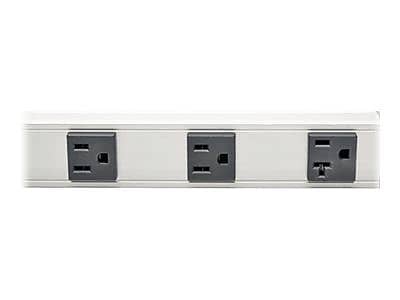 Tripp Lite 12 Outlet Power Strip, Gray/Black (PS361220) Simolary simolary.com
