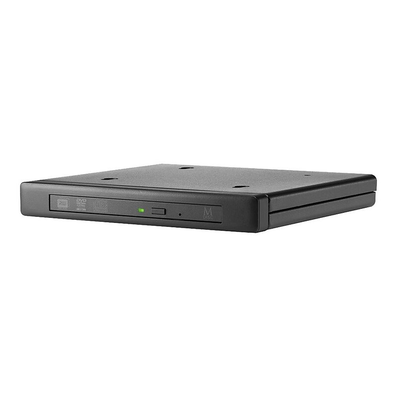 HP ® K9Q83AA External Super-Multi DVD Writer, USB 3.0, Jack Black image 1