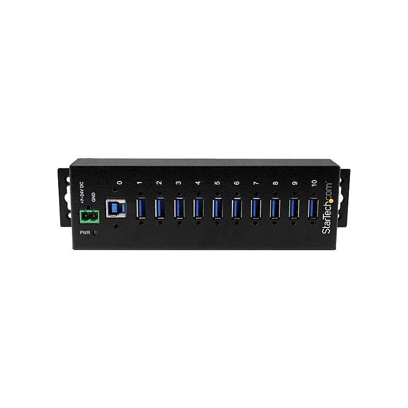 StarTech Type-A USB/Type-B USB Female/Female Hub, Black (ST1030USBM) image 1