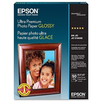 エプソンPremium Luster Photo Paper　A3ノビ　40枚 Epson Ultra Premium Luster Photo Paper, 8.5