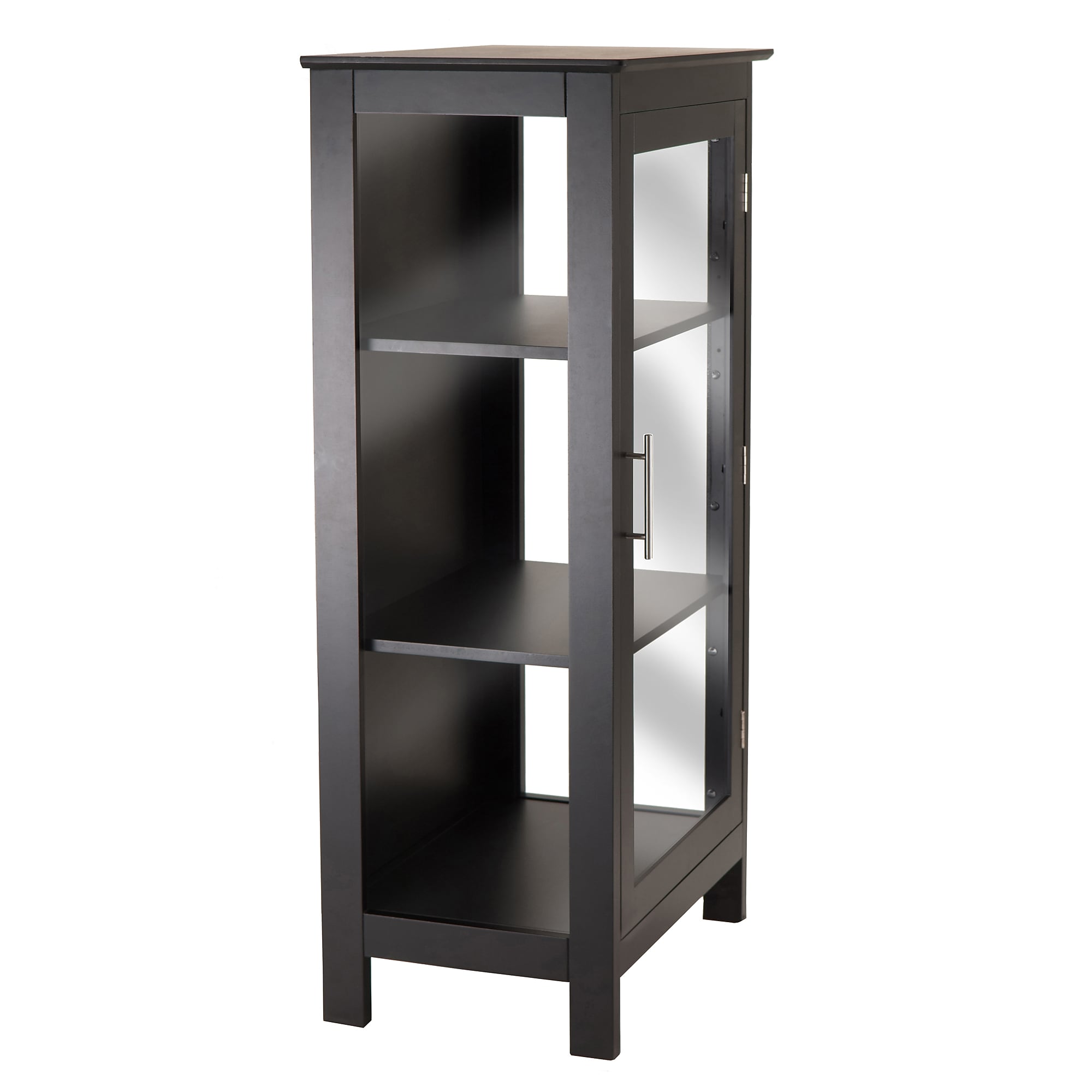 Winsome Poppy 47.24″ 3-Shelf Bookcase, Black (20523) Sansujyuku sansujyuku.com