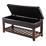 Winsome Monza Storage Bench with Cushion Seat, Espresso (94143)~#|#~m003475698_sc7