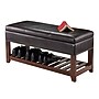 Winsome Monza Storage Bench with Cushion Seat, Espresso (94143)~#|#~m003475699_sc7