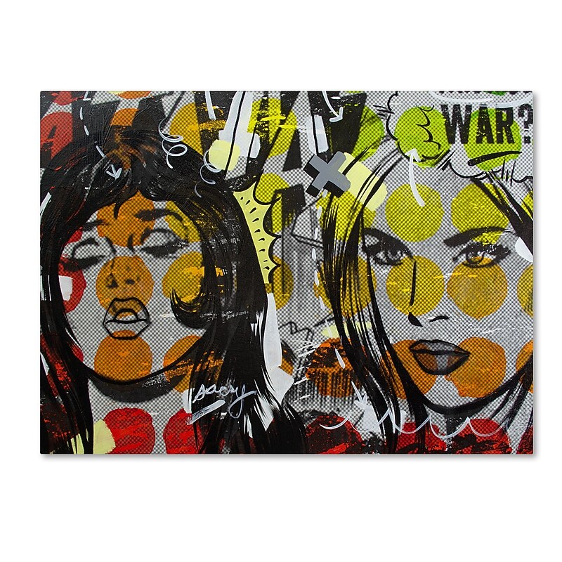 Trademark Fine Art ''Another War'' by Dan Monteavaro 24" x 32" Canvas Art (ALI0948-C2432GG) image 1