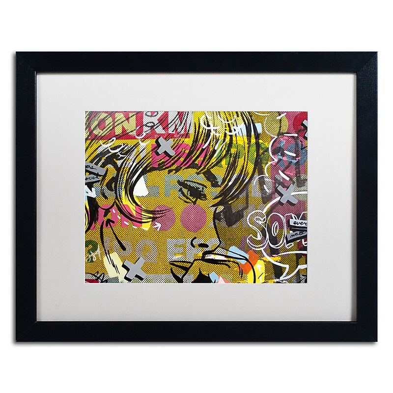 Trademark Fine Art ''Every Sometimes'' by Dan Monteavaro 16" x 20" White Matted Black Frame (ALI0953-B1620MF) image 1