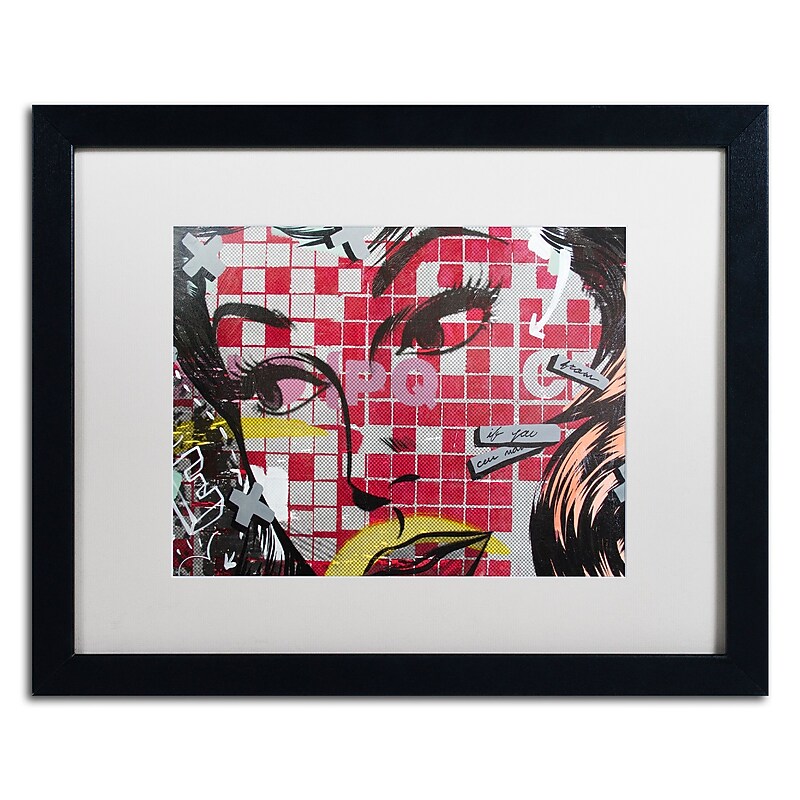 Trademark Fine Art ''If You Can'' by Dan Monteavaro 16" x 20" White Matted Black Frame (ALI0956-B1620MF) image 1